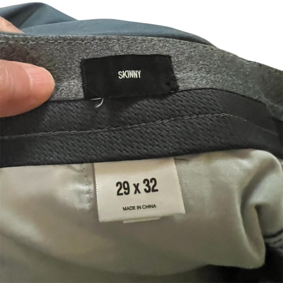 Express skinny chino pants GrayishBlue color size W29/L32. Barely worn. - Picture 9 of 13